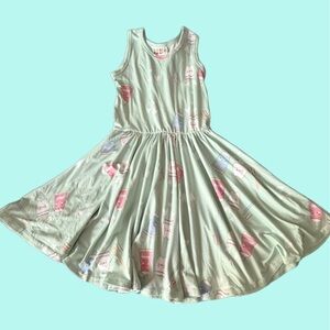 Dot Dot Smile DDS Tank Twirl Dress-Dentist Tooth & Toothbrush Dress Size 5/6